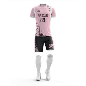 Sommer-Fußballanzug-Set, Team-Wettkampftrikot, kurzärmelig, Polyesterfaser - Product Image 5