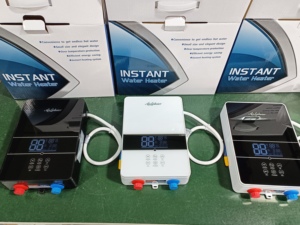 Wall-Mounted Tankless Electric Water Heater Touch Control App-Controlled LED IPX4 Waterproof Stainless Steel Heating Element - Product Image 3