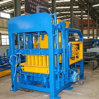 Machine automatique de fabrication de blocs de béton QT4-15, machine hydraulique à briques de ciment, vente chaude pour petites et moyennes usines
