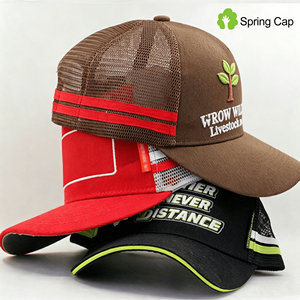 Casquette <span class=keywords><strong>de</strong></span> baseball sportive 5 panneaux personnalisée avec broderie 3D, casquette <span class=keywords><strong>de</strong></span> camionneur en maille pour l'extérieur - Product Image 1
