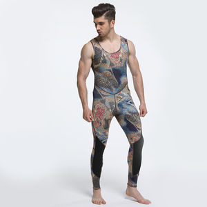 Conjunto completo de neopreno de manga larga para hombre y <span class=keywords><strong>mujer</strong></span>, traje de neopreno de 3mm y 5mm, cálido, para buceo y surf, esnórquel, material de goma de 3mm, <span class=keywords><strong>4</strong></span>/<span class=keywords><strong>3</strong></span> - Product Image 3