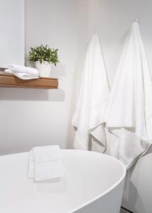 Colori bianchi personalizzati <span class=keywords><strong>set</strong></span> di <span class=keywords><strong>asciugamani</strong></span> da bagno morbidi Hotel di qualità Hotel - Product Image 4