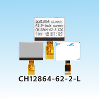 CH12864-62-2-L ChuanHangDisplay Modul LCD Grafis COG 1,9 Inci Layar LCD Matriks Titik 128x64 14Pin ST7567 FPC Pabrik Sistem Las