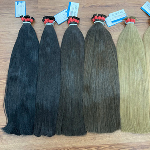 Extensiones de cabello Remy de alta calidad, hermosos colores, directo del proveedor de Vietnam, paquetes de cabello humano crudo - Product Image 2
