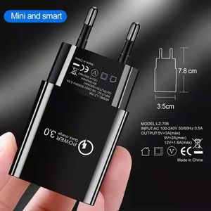 Cheap Price <b>USB</b> Charger Quick Charging 18W Phone Charger Block QC3.0 <b>USB</b> <b>Wall</b> Charger Box for Smart Phones - Product Image 6