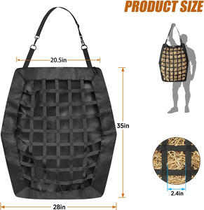 ถุงหญ้าแห้งแบบทนทานสำหรับ1680D ออกซ์ฟอร์ดอุปกรณ์ที่ใช้ในการขับขี่ม้าแบบกำหนดเอง - Product Image 4