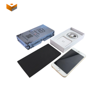 Boîte de téléphone portable vide personnalisable en usine avec logo imprimé, emballage en papier pour smartphone avec logo