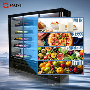 Refrigerador Comercial para Supermercados, Refrigerador Vertical de Exhibición con Cortina de Aire, Refrigerador Abierto de Múltiples Niveles - Product Image 2