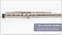 16 Closed Holes Flute C Key Flute Concert Performance Flute Professional Woodwind Instruments Transverse Flute