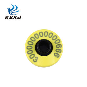 ป้าย KD507-D สำหรับใส่ในฟาร์มได้รับการรับรอง icar แบบกลมรูปสัตว์อิเล็กทรอนิกส์134.2กิโลเฮิรตซ์สำหรับบันทึกข้อมูลวัคซีน - Product Image 6