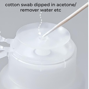 7cm Disposable Double Head Wood Cotton Swab Brush Ultra Micro Eyelash Glue Remover Makeup Cleaning <b>Tool</b> - Product Image 4