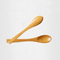 Mini cuillères en bois en gros, sans peinture, sans cire, sans danger pour les aliments, anti-fissures, anti-moisissures, petites cuillères pour café et miel