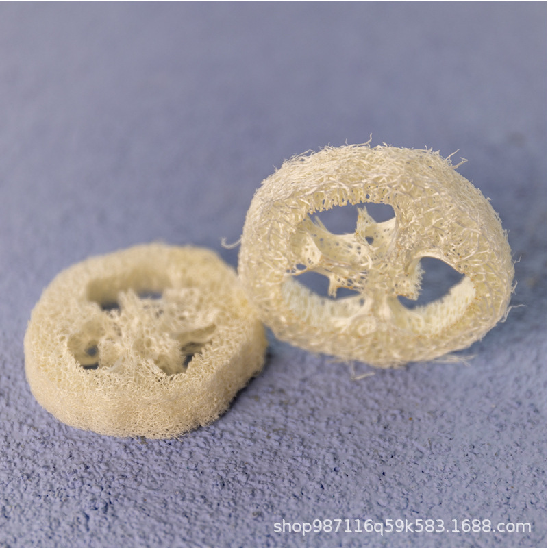 Porte-savon en luffa