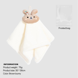 Kaiyue personnalisé doux confortable 100% polyester forme <span class=keywords><strong>de</strong></span> tête d'animal couverture en peluche dessin animé corail polaire <span class=keywords><strong>nouveau</strong></span>-<span class=keywords><strong>né</strong></span> bébé <span class=keywords><strong>serviette</strong></span> apaisante - Product Image 3