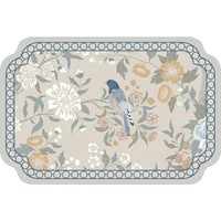 Neue chinesische Tischsets aus Kunstleder für Küche und Esszimmer, rund oder quadratisch, bedruckt, PU-Leder im chinesischen Stil