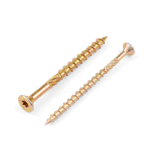 Tornillo para Madera de Rosca Gruesa, Acero Galvanizado, Cabeza Phillips, Fijación para Muebles - Product Image 2