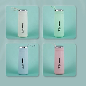 Bouteille <span class=keywords><strong>d</strong></span>'eau en verre à <span class=keywords><strong>double</strong></span> isolation créative de 400 ml, nouveau design, bouteille de protéines pour milk-shake nutritif - Product Image 4