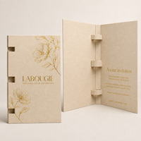 Support en papier découpé sur mesure pour échantillons pliés, idéal pour flacons de parfum, sérums cosmétiques, brillants à lèvres, mascara et huiles essentielles
