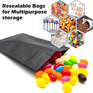 Customizable Matte Black Flat Bottom Food <b>Storage</b> <b>Bag</b> PET Grade <b>Plastic</b> Stand Pouch for Sugar Potato Chips Pet Food - Product Image 4