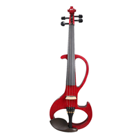 Violín Eléctrico Tamaño 4/4 con Diapasón de Ébano, Fabricante OEM de China, Suministro de Alta Calidad para Intérpretes y Grabaciones