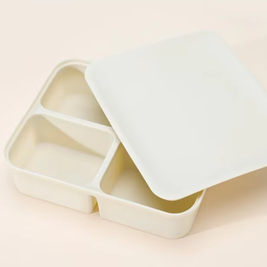 Conteneur de congélation rectangulaire en silicone personnalisé avec logo, grande taille, pour la fabrication de glaces, avec couvercle, recyclable et sans BPA - Product Image 4
