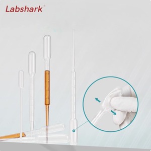 Pipette de pasteurisation aseptique Labshark Pipette <span class=keywords><strong>Pasteur</strong></span> jetable en plastique en caoutchouc Emballage indépendant pour laboratoires - Product Image 5