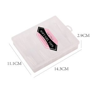 120pcs <span class=keywords><strong>XXL</strong></span> Carré <span class=keywords><strong>Faux</strong></span> Ongles Semi-Mat Press-On Nails Transparent Seamless Full Cover Tips - Product Image 1
