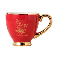 Mug en céramique électroplaqué de luxe créatif pour la maison, le bureau, le thé de l'après-midi, le restaurant, les voyages, le café, un cadeau d'anniversaire