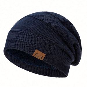 Gorro de Invierno 2024 de Alta Calidad para Hombre, 100% Acrílico, Tejido Cálido, con Logotipo Personalizado y Parche - Product Image 1