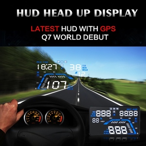 자동차 액세서리 전자 가제트 5.5 인치 범용 GPS HUD 헤드 업 디스플레이 모든 자동차 버스 트럭 디지털 속도계 - Product Image 3
