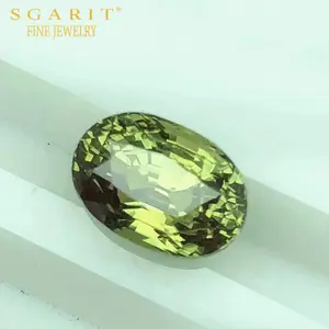 SGARIT rare color change gemstone for collection jewelry making 4.32ct natural chrysoberyl Alexandrite loose stone
