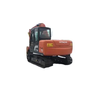 Miniescavadeira de esteira Hitachi ZX70 usada original importada de baixa duração usada Hitachi ZX60 com bom para venda