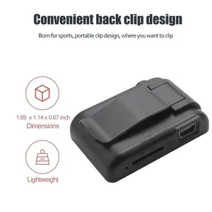 Lecteur MP3 USB portable mini à clip Clé C, Walkman en métal durable, lecteur multimédia musical, son HiFi, prend en charge les cartes Micro SD TF pour - Product Image 5