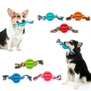 Bola <span class=keywords><strong>de</strong></span> comida con fugas resistente al tratamiento Dental, juguetes <span class=keywords><strong>de</strong></span> bola <span class=keywords><strong>de</strong></span> nudo <span class=keywords><strong>de</strong></span> perro para Limpieza <span class=keywords><strong>de</strong></span> dientes <span class=keywords><strong>de</strong></span> goma suave - Product Image 6