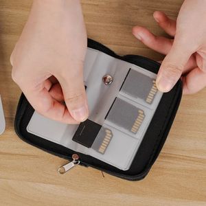 Phổ trò chơi Phụ Kiện Thẻ hộp 22 khe cắm Nylon thẻ nhớ lưu trữ túi Mang trường Hợp Chủ Ví CF/SD/Micro SD/SDHC/MS/DS - Product Image 6