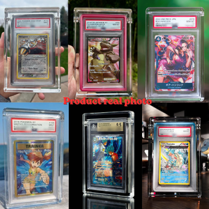Carte graduée en acrylique à aimant personnalisé Dalle de collection Vitrine en acrylique pour <span class=keywords><strong>PSa</strong></span> CGC BGS TCG Carte de classement Protecteur de dalle - Product Image 6