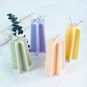 Zeshoekige Ster Toren Diy Plastic Mal Voor Aromatherapie Kaars Handgemaakte Boter Lamp Cadeau Voor Halloween Kerstversiering - Product Image 3