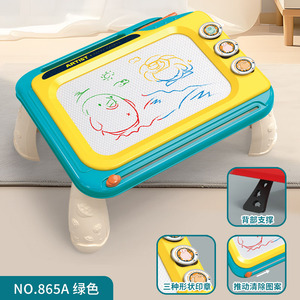 Tableau magnétique à dessin pour enfants de 2 à 6 ans, coloré, effaçable, avec support - Product Image 4