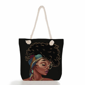 Veelzijdige Rits Handtas Vrouwen Opvouwbare Strand Draagtas Creatieve Nieuwe Cartoon Print Schouder Universiteit School Canvas Tas Voor Meisje - Product Image 2