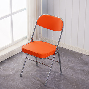 Chaises pliantes avec coussin rembourré Chaise pliable à cadre en métal en acier pour intérieur et extérieur, portable pour événement de fête sur le patio - Product Image 2