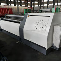 Machine à cintrer et à rouler les plaques W12 de 4 mètres, machine à rouler les tôles en acier hydraulique à 4 rouleaux, machine à rouler les cônes en acier