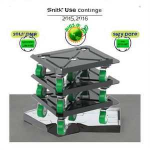 Hochleistungs-360-Grad-Stahlmöbelbewegungswagen mit Allrad plattform zum Bewegen von Sofas und Geräten OEM anpassbar - Product Image 4