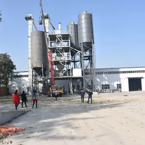 Simple Dry Mortar Mixing Plant Line Ceramic Tile Adhesive Mixing Machine Dry Mortar Production Line Manufacturer
