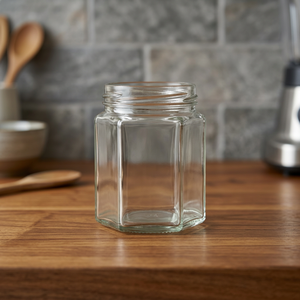 Frasco de Vidrio Transparente de 200ml-250ml para Alimentos, Resistente al Calor, con Tapa de Rosca, Recipiente Hermético para Almacenamiento de Ensaladas y Empaque de Cocina - Product Image 3