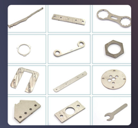 Piezas de Aluminio para Corte Láser OEM Personalizadas, Tratamiento de Superficie Anodizado, Soporte para Disipador de Calor, Ensamblaje de Estructura Ligera
