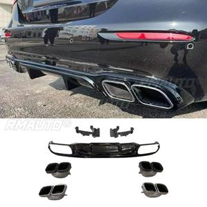 Difusor de Parachoques Trasero para Mercedes Benz Clase E W213 2017-2022, Alerón Trasero, Modificación de Salida de Escape - Product Image 1