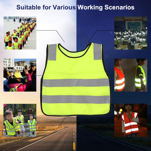 Highlighting Elastic Waistband Kid Safety Vest Reflective Vest <strong>for</strong> Kids - Product Image 5