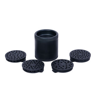 Lussuoso, tra cui quattro set di denti sostituibili da 2.5 pollici a 4 strati <span class=keywords><strong>in</strong></span> lega di alluminio posacenere macina tabacco con confezione regalo - Product Image 2