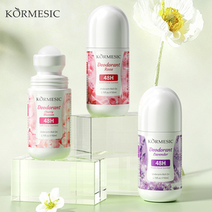 KORMESIC 50ml <span class=keywords><strong>Deodorante</strong></span> Roll-on per <span class=keywords><strong>Donna</strong></span> con Etichetta Privata, Fragranza Floreale e Fruttata, Biologico e Naturale - Product Image 1