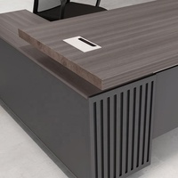Table de bureau moderne, bureau de direction, table d'ordinateur, mobilier de bureau, table informatique